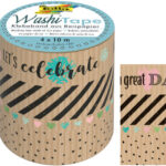 folia deco plakband Washi-Tape KRAFTPAPIER I, set van 4