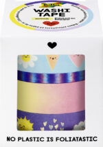 folia deco-plakband Washi-Tape 'HOTFOIL SUNNYSIDE', set van 4