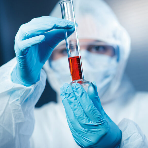 HYGOSTAR chemicaliën-beschermingshandschoen SUPER HIGH RISK, XL, blauw, poedervrij,