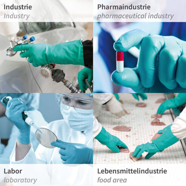 HYGOSTAR universele Nitril-handschoen 'PROFESSIONAL', XL, groen