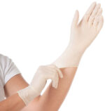 HYGOSTAR Latex-handschoen 'GRIP', XL, wit, poedervrij