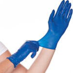 HYGOSTAR Latex-handschoen Soft Blue, XL, blauw, poedervrij