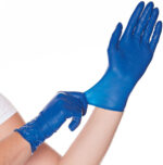 HYGOSTAR Latex-handschoen Soft Blue, XL, blauw, poedervrij