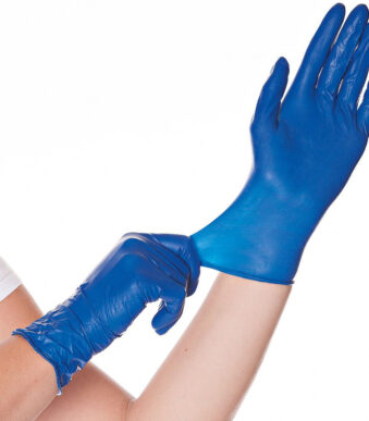 HYGOSTAR Latex-handschoen Soft Blue, XL, blauw, poedervrij