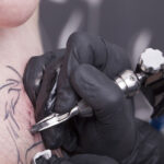 HYGOSTAR Latex-handschoen 'DIABLO', XL, zwart, poedervrij