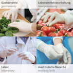 HYGONORM Latex-handschoen 'GRIP LIGHT', M, wit, poedervrij