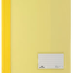 DURABLE snelhechter DURALUX, DIN A4, geel-doorschijnend