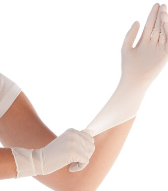 HYGOSTAR synthetische-handschoen Elastic, XL, wit, poedervrij