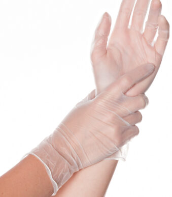 HYGOSTAR Vinyl-handschoen 'CLASSIC', XL, wit