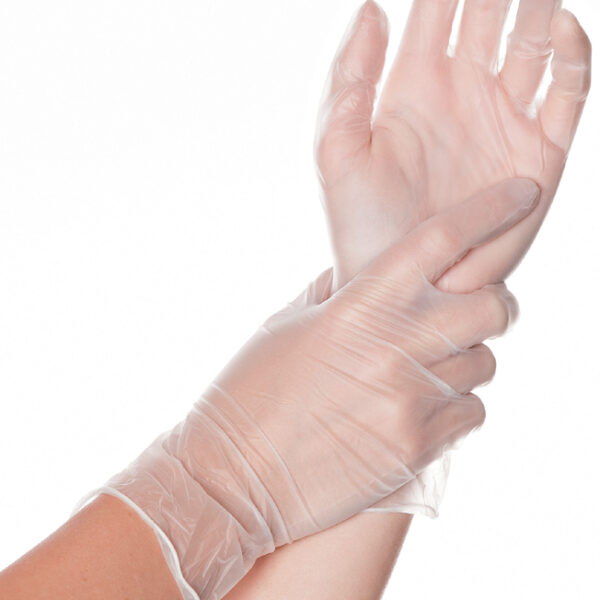 HYGOSTAR Vinyl-handschoen 'CLASSIC', XL, wit