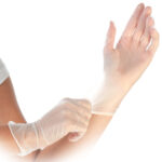 HYGONORM Vinyl-handschoen IDEAL FIT, XL, transparant, poedervrij