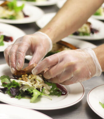 HYGOSTAR Vinyl-handschoen 'CLASSIC', XL, wit