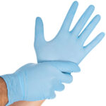 HYGOSTAR onderzoek-handschoen SAFE VIRUS, XL, blauw