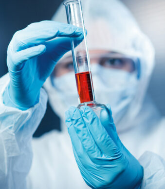 HYGOSTAR onderzoek-handschoen SAFE VIRUS, XL, blauw