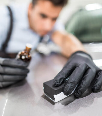 HYGOSTAR Nitril handschoen 'DARK', XL, zwart, poedervrij