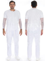 HYGONORM bezoekersjas Light met drukknopen, wit