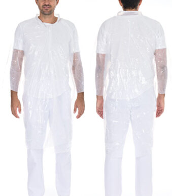 HYGONORM bezoekersjas Light met drukknopen, wit