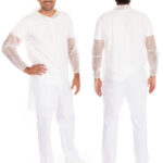 HYGOSTAR bezoekersjas ECO HYGOBASE, wit, XL