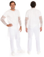 HYGOSTAR bezoekersjas ECO HYGOBASE, wit, XL