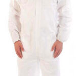 HYGOSTAR PP-Overall met capuchon, wit, XXL