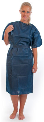 HYGOSTAR PP-patiëntenjas, PP-fleece, grootte L, blauw