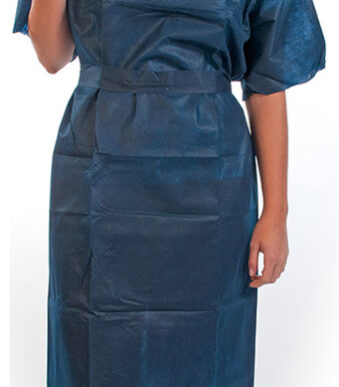 HYGOSTAR PP-patiëntenjas, PP-fleece, grootte L, blauw