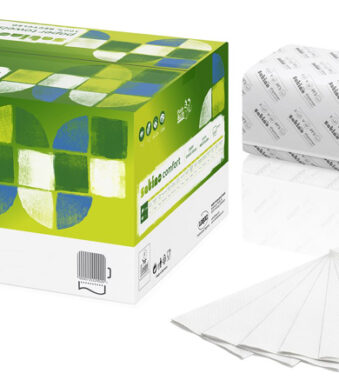 satino by wepa papieren handdoeken Comfort, 250 x 230 mm, V-vouw, hoogwit