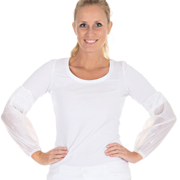 HYGONORM PE-armbeschermers LIGHT, wit