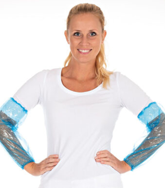 HYGONORM PE-armbeschermers Light, lengte: 400 mm, blauw