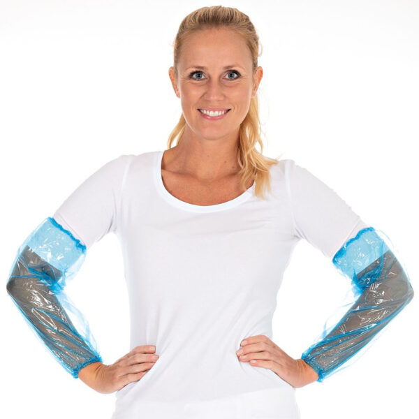 HYGONORM PE-armbeschermers Light, lengte: 400 mm, blauw