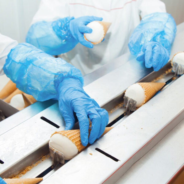 HYGONORM PE-armbeschermers Light, lengte: 400 mm, blauw