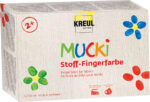 KREUL vingerverf voor textiel 'MUCKI', 150 ml, set van 6