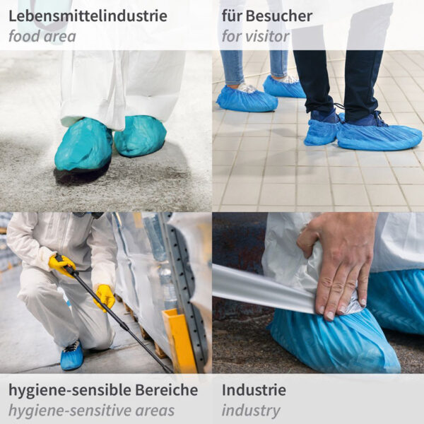 HYGOSTAR CPE-overschoen ANTI SLIDE, wit