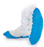 HYGOSTAR PP-overschoen 'HYGOMAT' met CPE-zool, wit/blauw