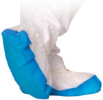 HYGOSTAR PP-overschoen SAFE met CPE-zool, wit-blauw