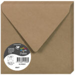 Pollen by Clairefontaine envelop Kraft 140 x 140 mm, 135 g/m2