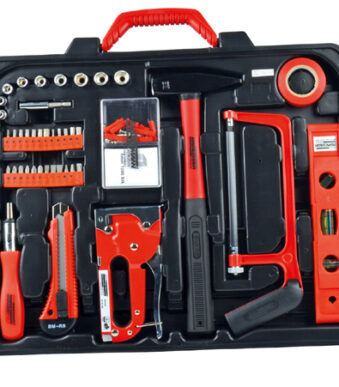 BRÜDER MANNESMANN gereedschapset, 60-delig, in koffer