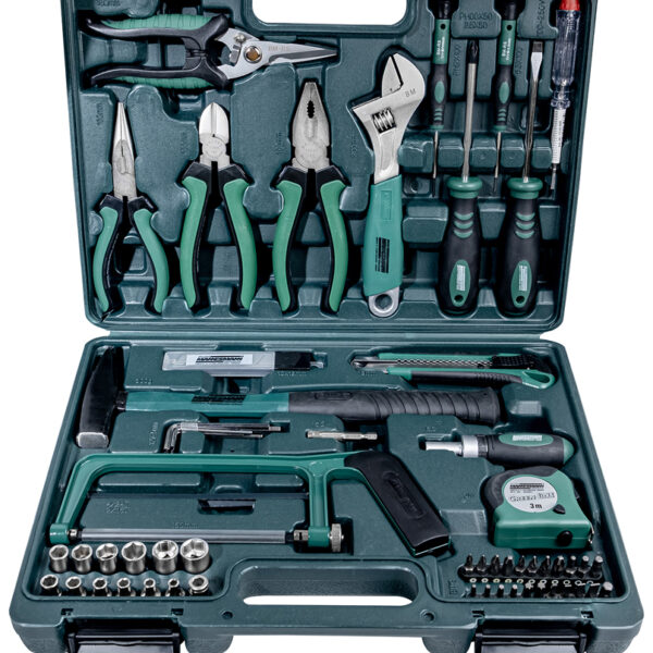 BRÜDER MANNESMANN gereedschapset, 74-delig, in koffer