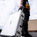 BRÜDER MANNESMANN gereedschapset, 159-delig, in aluminium trolley