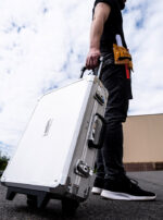 BRÜDER MANNESMANN gereedschapset, 159-delig, in aluminium trolley