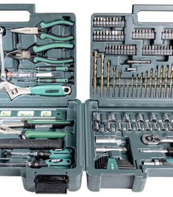 BRÜDER MANNESMANN gereedschapset, 176-delig, in koffer