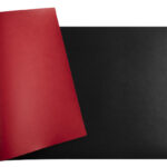 EXACOMPTA schrijfonderlegger, 350 x 600 mm, zwart / rood