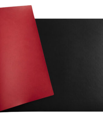 EXACOMPTA schrijfonderlegger, 350 x 600 mm, zwart / rood