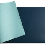 EXACOMPTA schrijfonderlegger, 350 x 600 mm, donkerblauw / groen