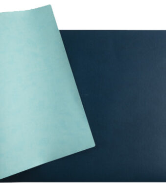 EXACOMPTA schrijfonderlegger, 350 x 600 mm, donkerblauw / groen