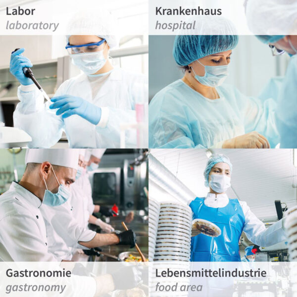 franz mensch PP-mondbescherming type II HYGOSTAR, 3-laags, blauw