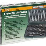 BRÜDER MANNESMANN bit-box-set, 113-delig, in een cassette