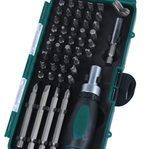 BRÜDER MANNESMANN bit-box-set, 49-delig, in een cassette