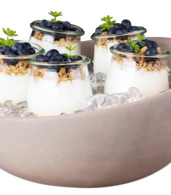 APS buffetschaal ELEMENT, Beton, 1,1 liter, grijs