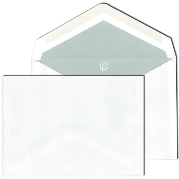 MAILmedia envelop, zijdevoering, C5, 162x229 mm, wit, 100 g/m2, z. venster, gegomd, 500 st.